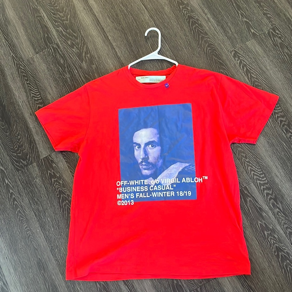 Off white x MCA Bernini print T shirt